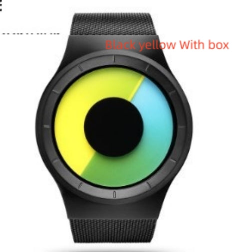 Casual Stainless steel Mesh Band Unisex Watch