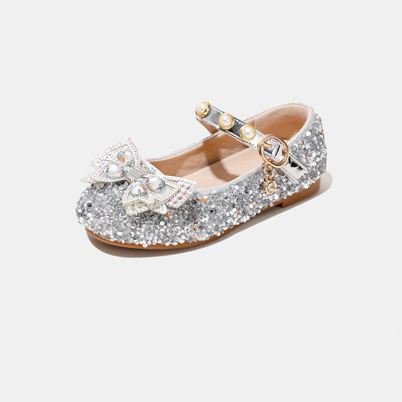 Girls Soft Sole Princess Leather Shoes