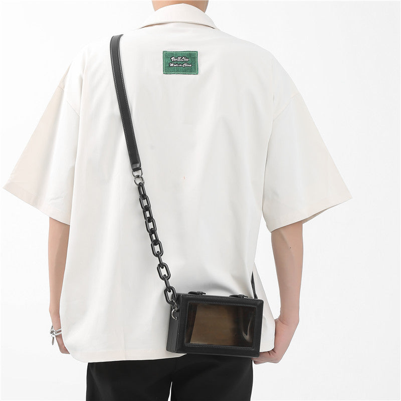 Men's Personality Fashion Box Bag