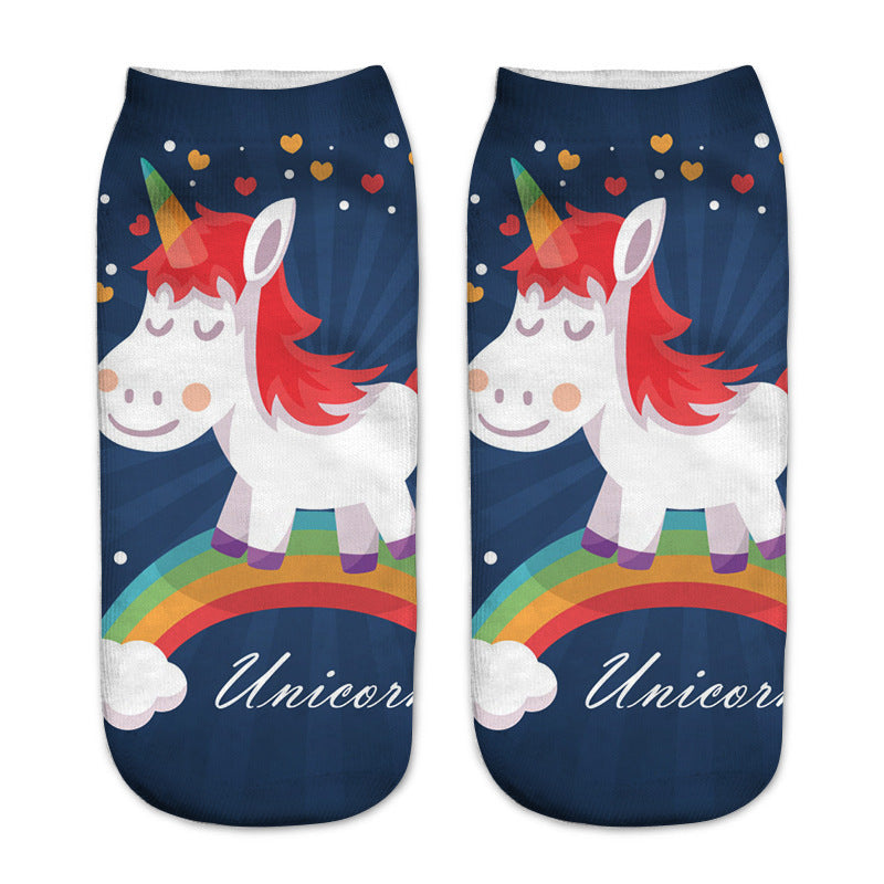 Digital Printing Women's Socks 3d