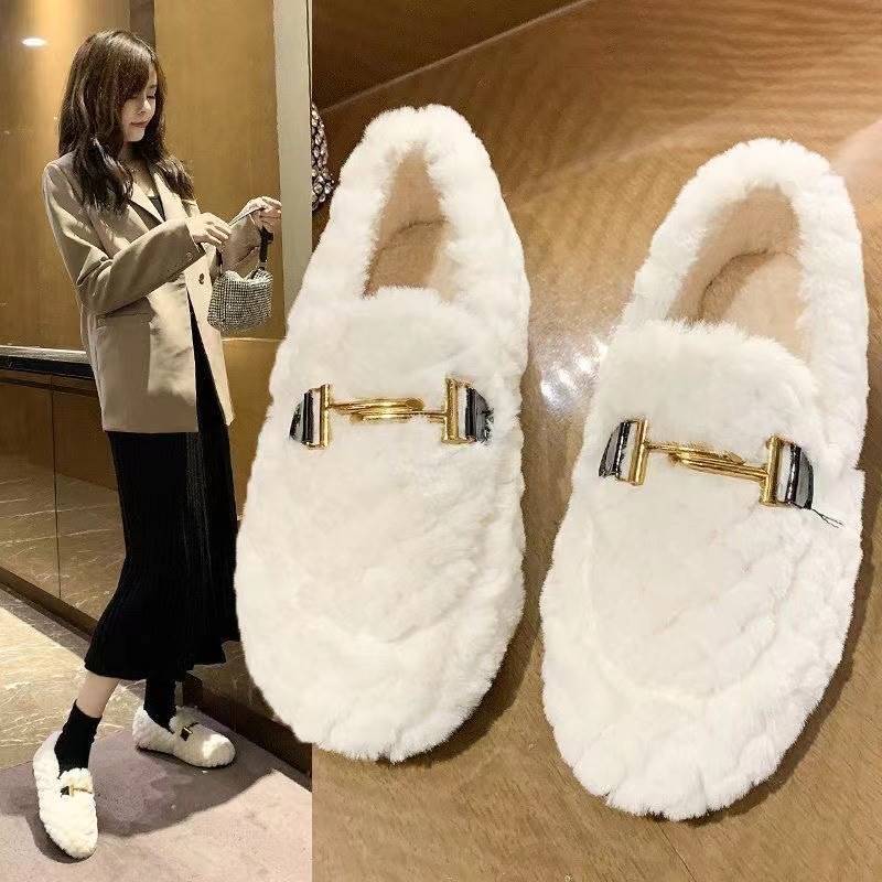 Fleece Warm Thick Soled Cotton Shoes Woolly Shoes Casual Shoes