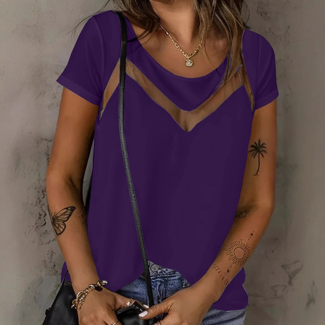 Fashionable Minimalist And Sexy Design Womens Top