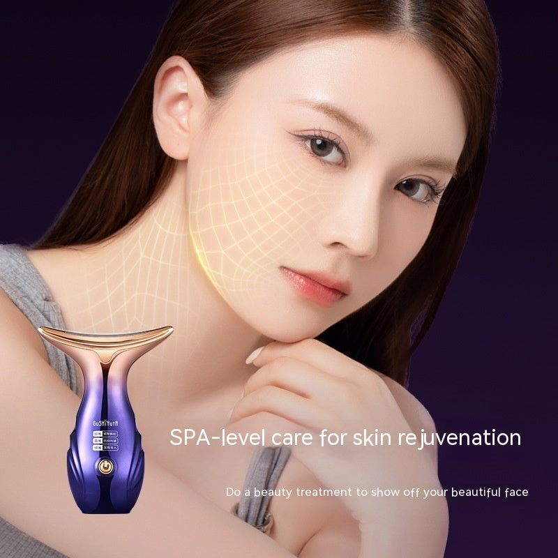 Three-color Dimming Massage Lifting And Tightening Import Domestic Beauty Apparatus