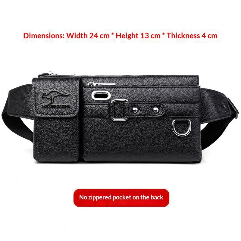 Herretaske til Talje Stor Kapacitet Multifunktionel Crossbody Taske