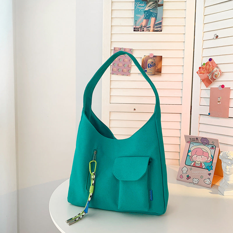 Women's Fashion Simple Clashing Shoulder Bag