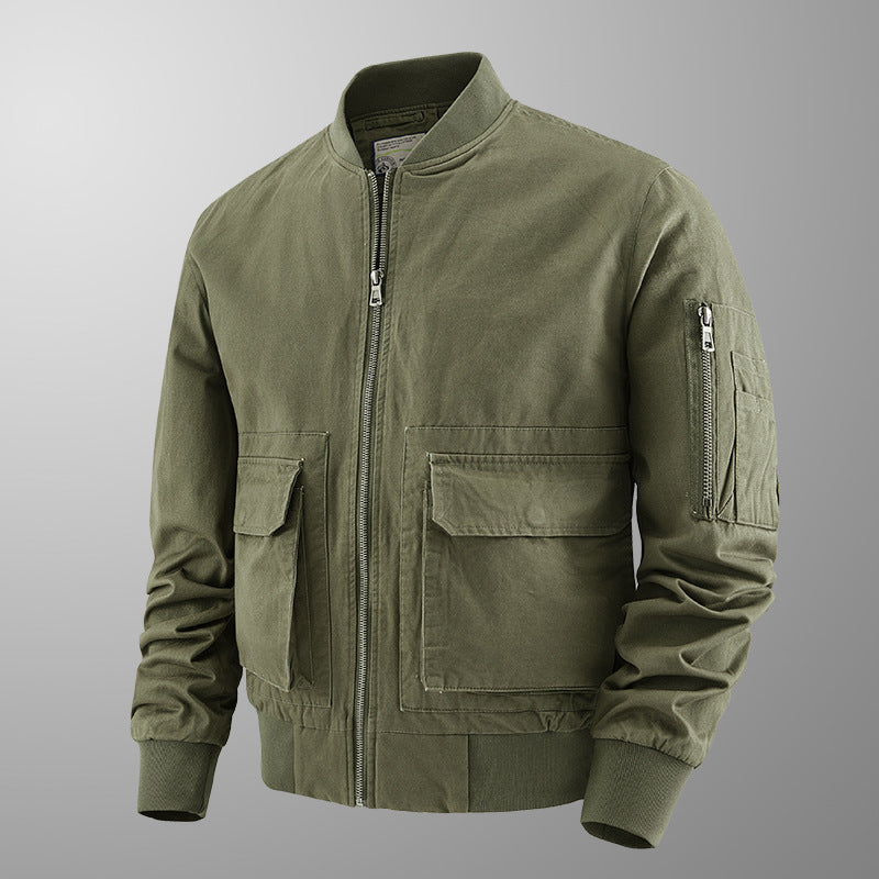 Fashion Personality Men's Flight Suit Coat