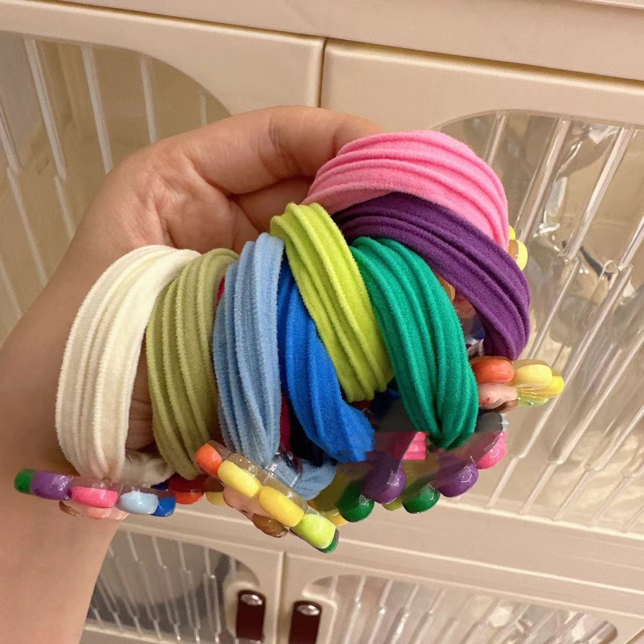 Cute Children's Hair Bands Are Durable And Do Not Hurt Hair Rubber Bands