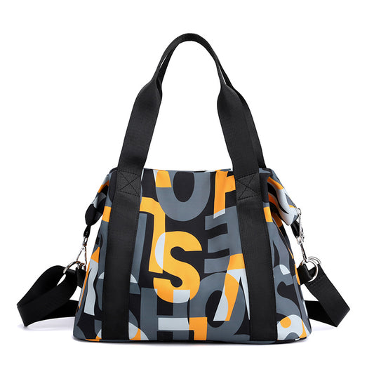 Women's Fashion Large Capacity Letter Shoulder Bag
