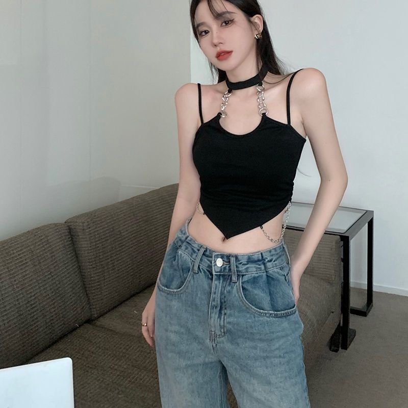 Summer Chain On Neck Hot Girl Sweet Beautiful And Cool Vest