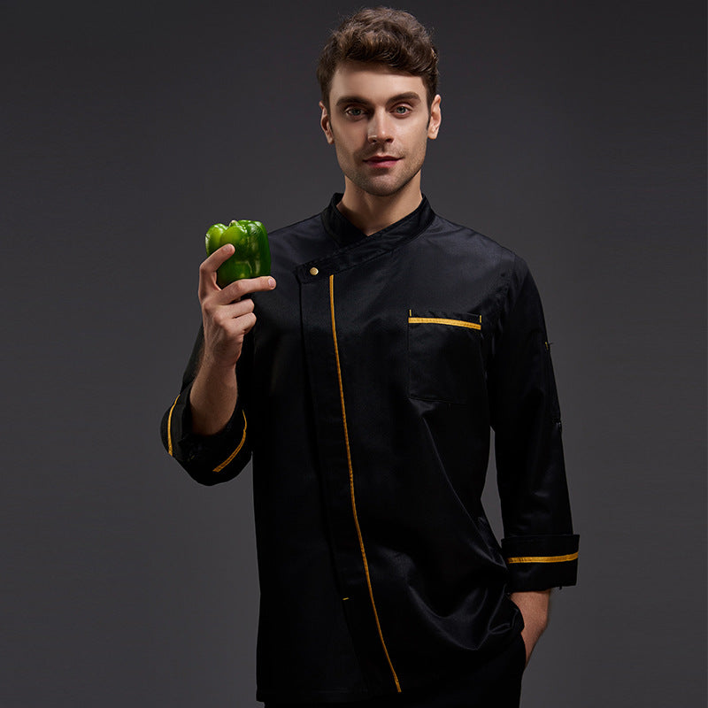 Chef's Work Clothes Men's Long Sleeve Catering Western Food
