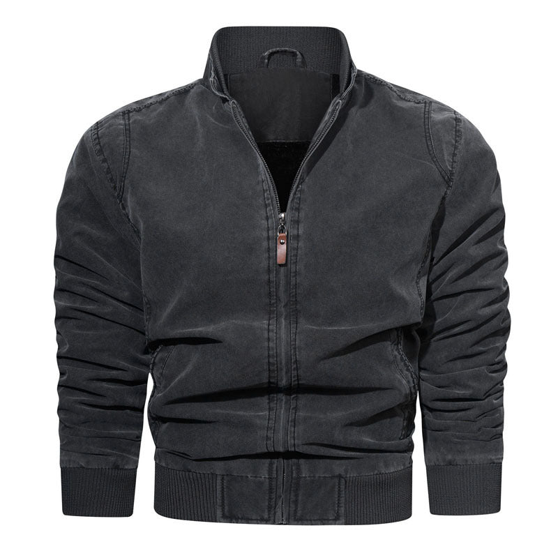 Winter Men's Young And Middle-aged Jacket Men's Pure Cotton Coat Leisure Cargo Plus Size Jacket