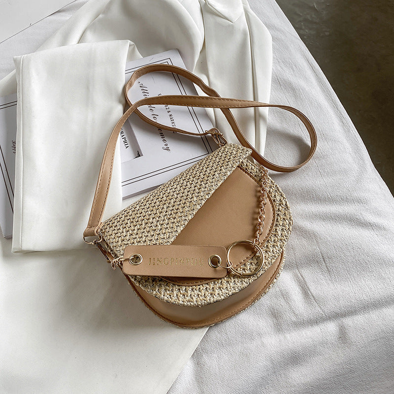 Fashion Chain Messenger Bag Net Celebrity Semi-circular Shoulder