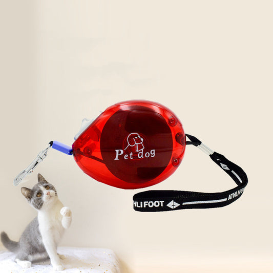 Automatic Telescopic Traction Device Transparent Small Dog Mini Traction Rope