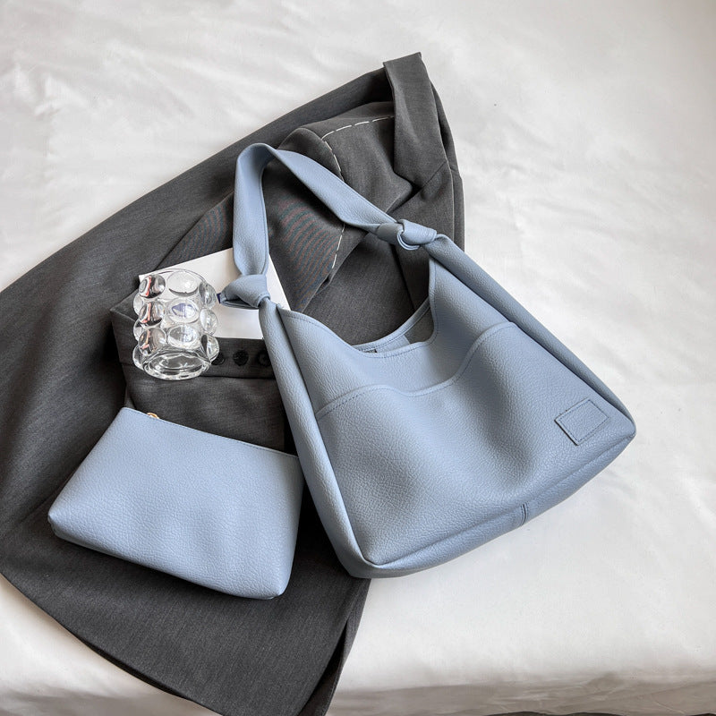 Single Retro Large Capacity Commuter Textured Mother And Child Bag
