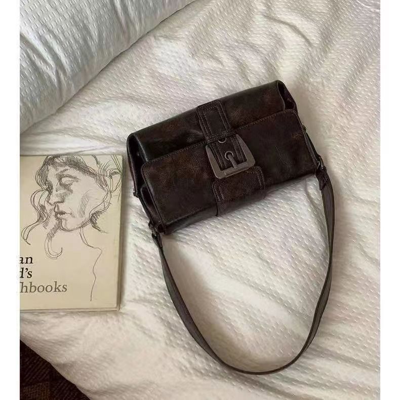 Originalt design, Maillard-stil, taske, efterår og vinter, kvinder