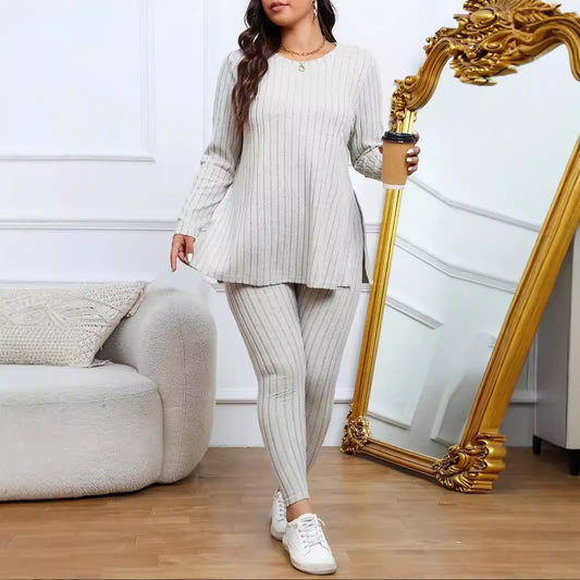 Plus Size Women's Suit Regular Sleeve