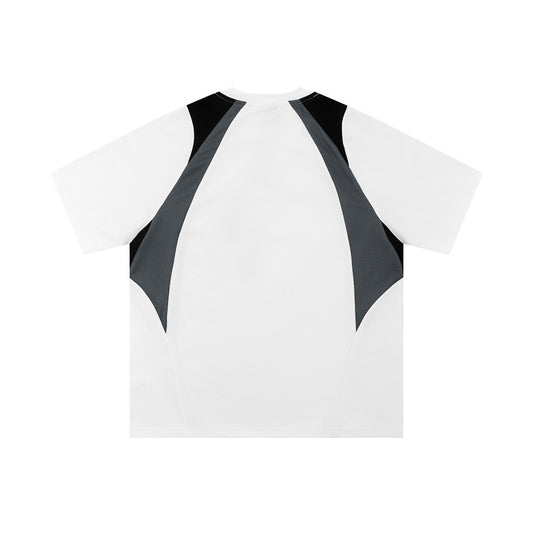 Men's Stitching Loose Casual T-shirt Summer