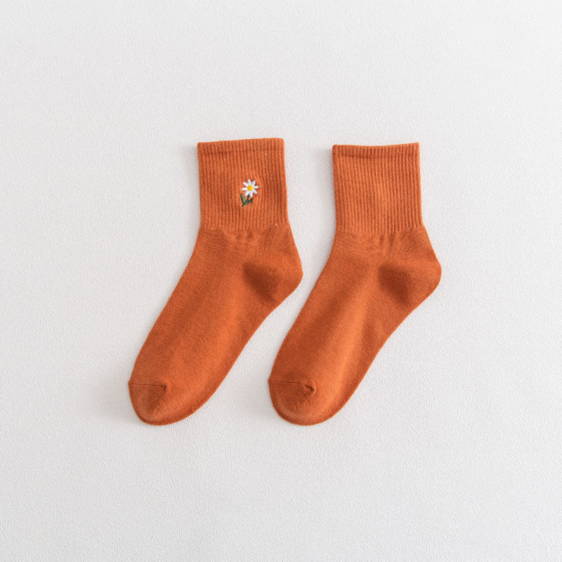 Thin Korean College Style Japanese Cute Female Socks In Summer