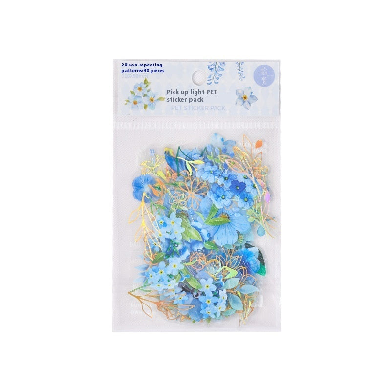 Plant Flowers Journal Decorative Source Material 40 Pieces