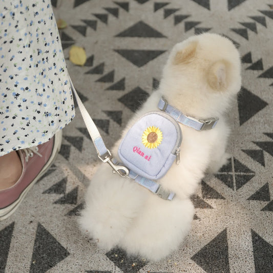 Dog Traction Rope Chest Strap Cat Rope Dog Walking Rope