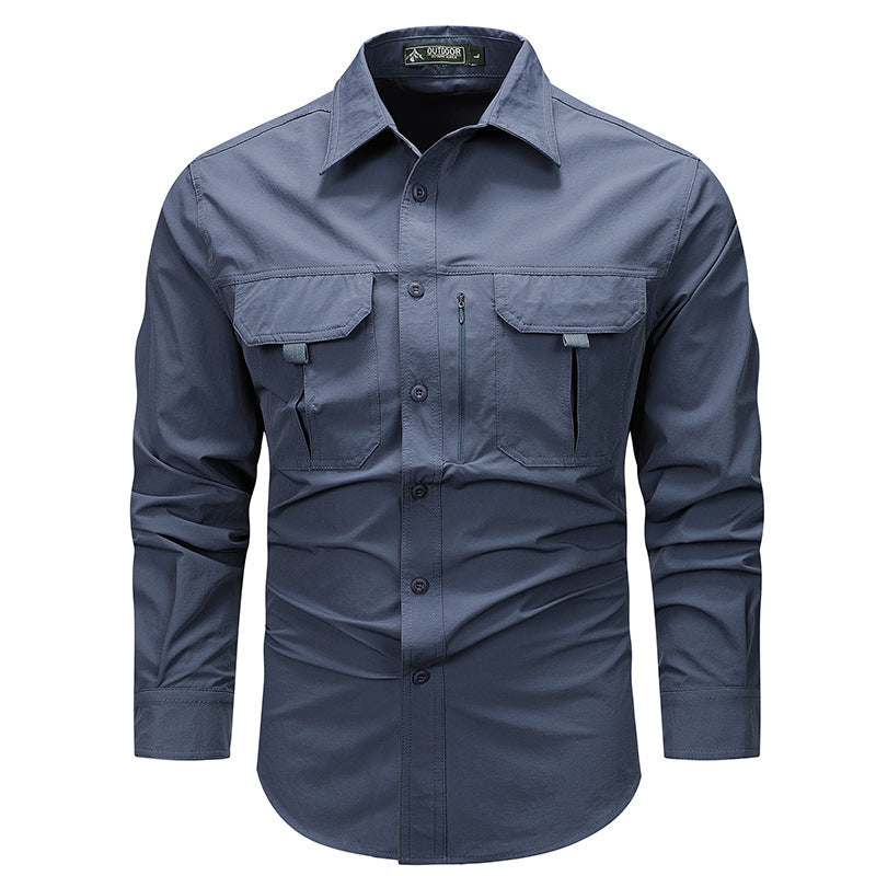 Men's Long-sleeved Shirt Casual Versatile Casual