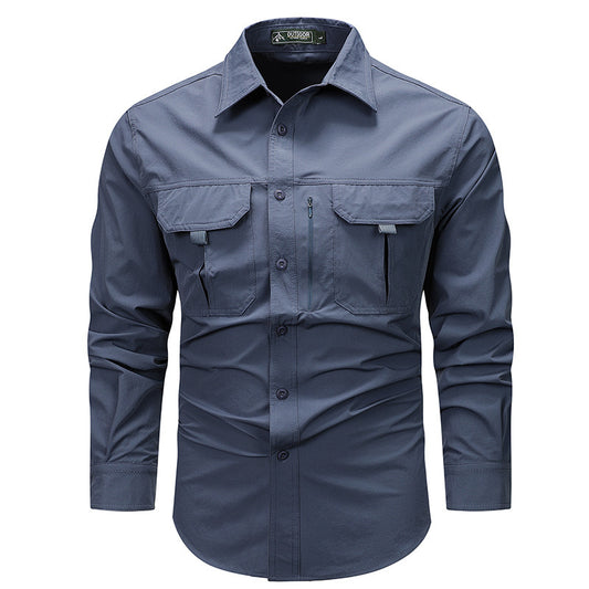 Men's Long-sleeved Shirt Casual Versatile Casual