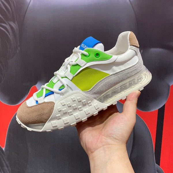 Cushion Soft Sole Fabric Breathable White Shoes