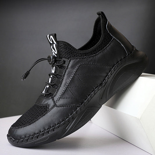 Men's Handmade Casual Low Top Mesh Flats