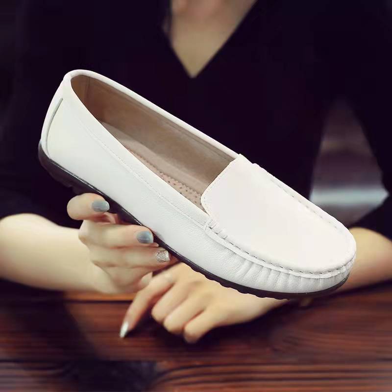 Beef Tendon Soft Bottom Working Flat Non-slip Maternity Shoes