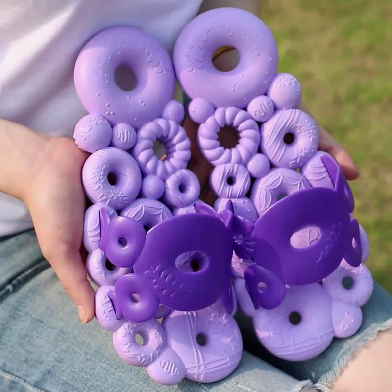 Creative Bathroom Non-slip Soft Bottom Donut Slippers