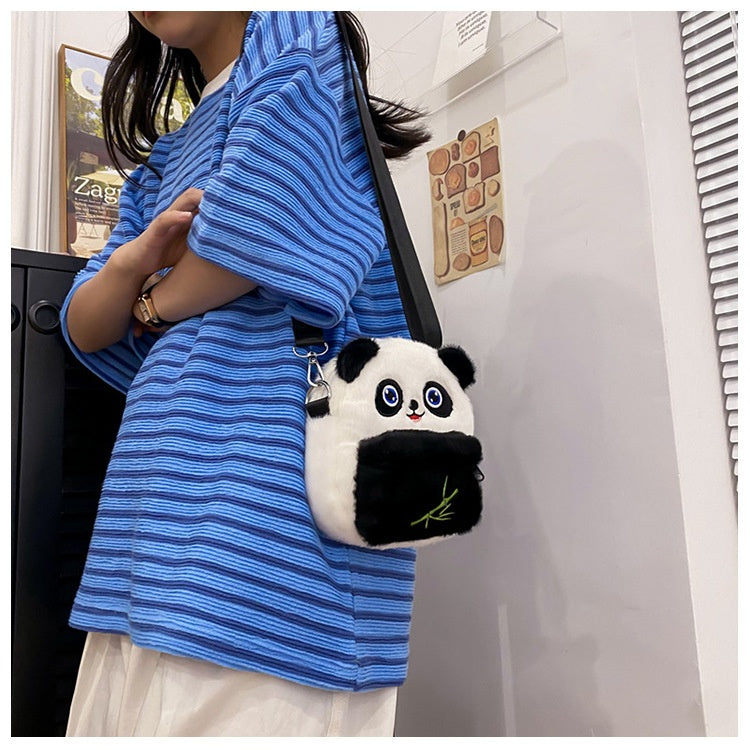 Cute Panda Small Bag Personalized Mini Children's Parent-child Plush