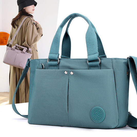 Women's Shoulder Crossbody Waterproof Multi-layer Large Capacity Handbag