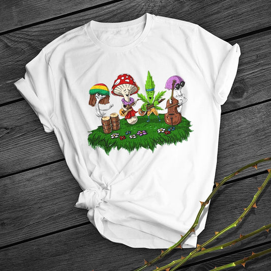 Simple And Creative Printing Short Sleeve
