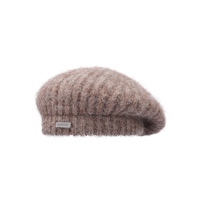 Womens Cozy Soft Wool Knit Beanie For Fall And Winter