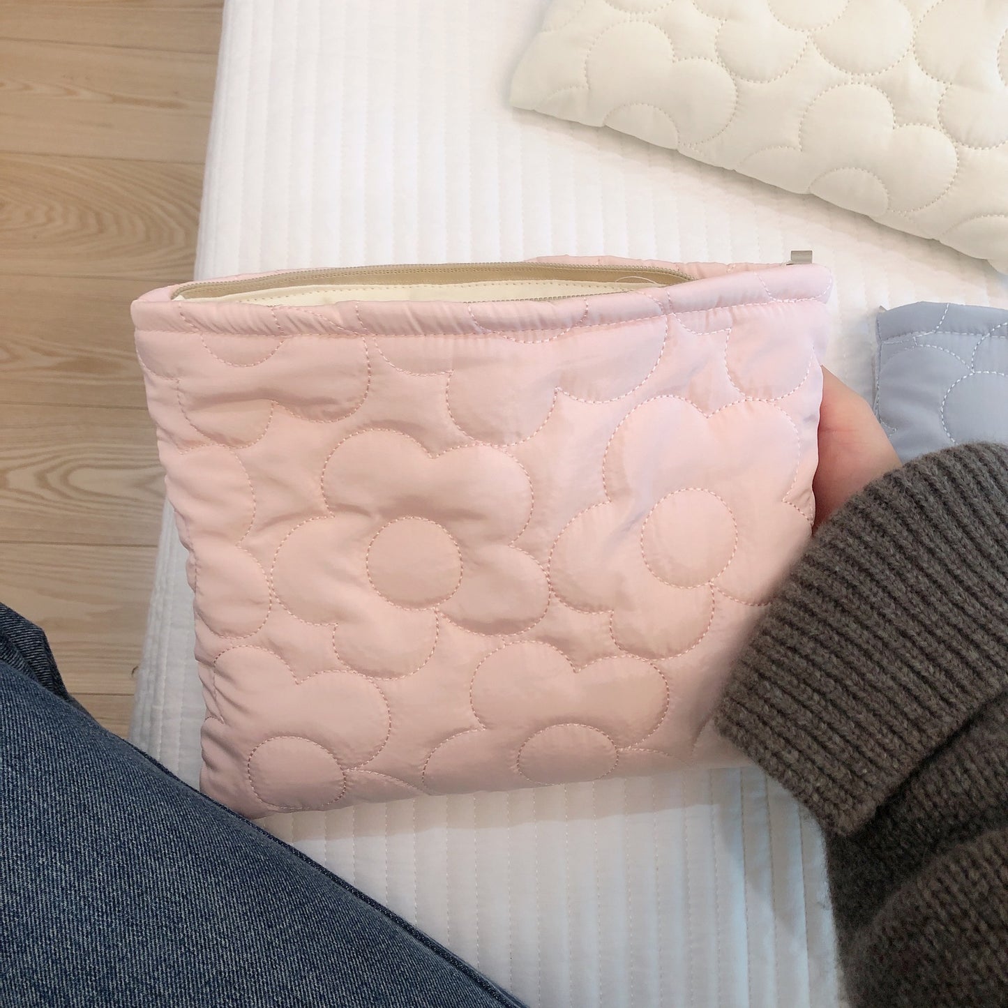 Handbag Thick Soft Warm Cosmetic Bag