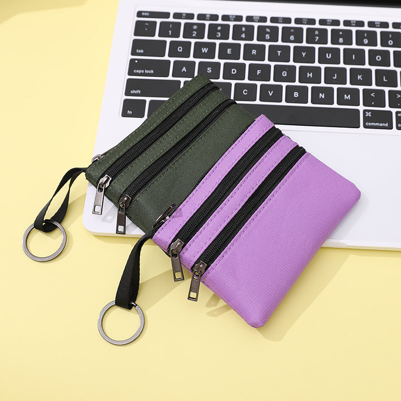 Womens Stylish Mini Canvas Coin Purse