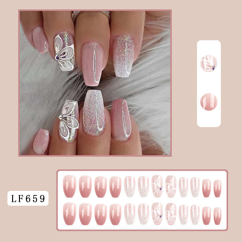 Gradient Glitter Pure Desire Wearable Nails