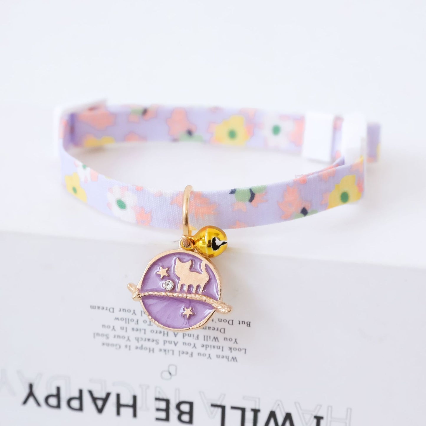 Pet Collar Kitten Dog Bell Safety Buckle