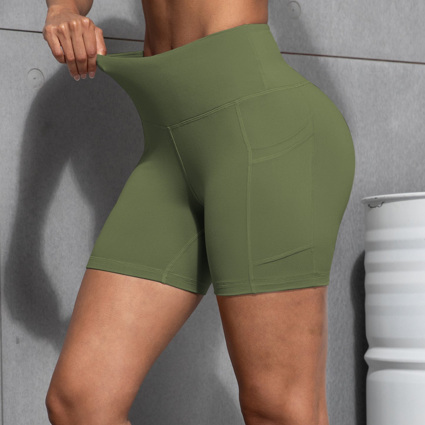 Womens Stylish Sexy High-waisted Cropped Pants That Create A Slimming Look