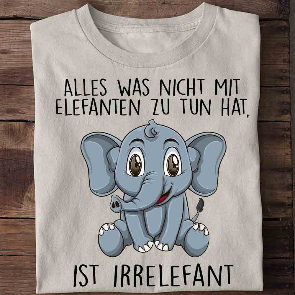 Elephant Print Short-sleeved Team Uniform European And American Fabrics