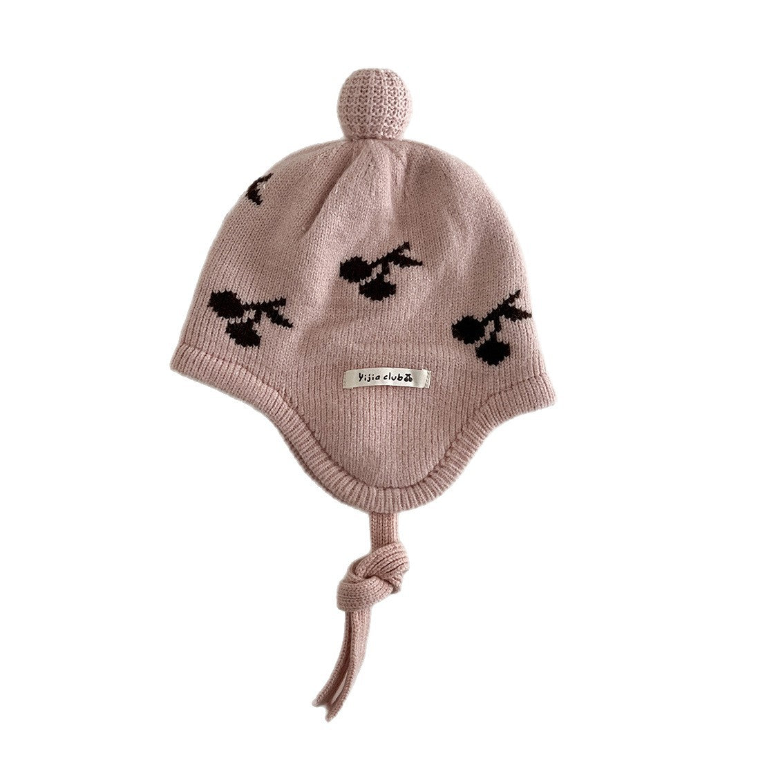 New Infant Knitted Keep Baby Warm Earflaps Cap