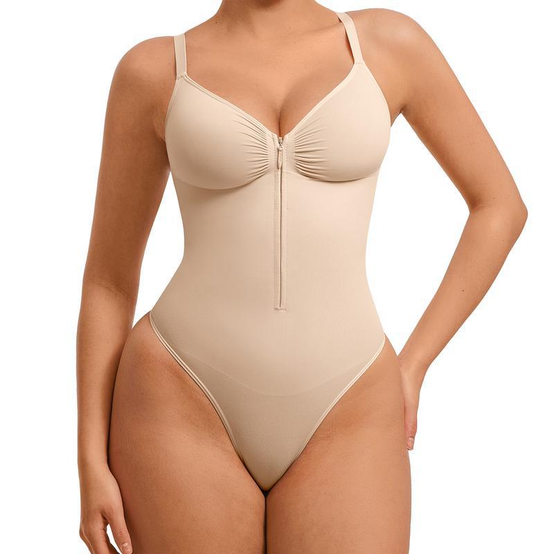 Sexy Highly Stretch Zipper Tight Braces Waist Slimming Body-shaping Corsets Women