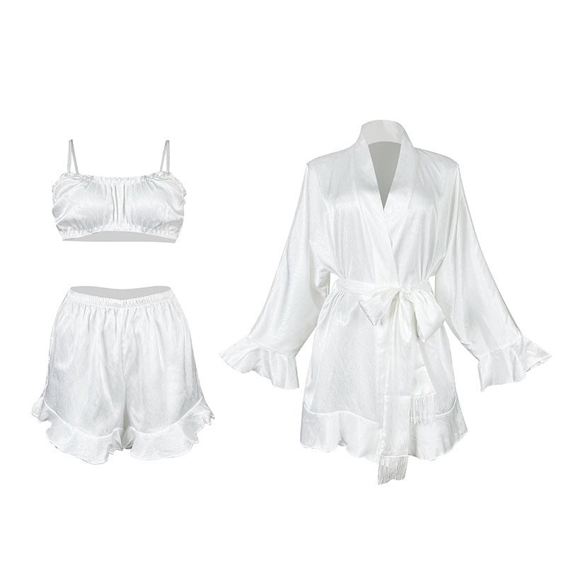 Womens Fashionable Sexy Camisole And Shorts Pajama Set