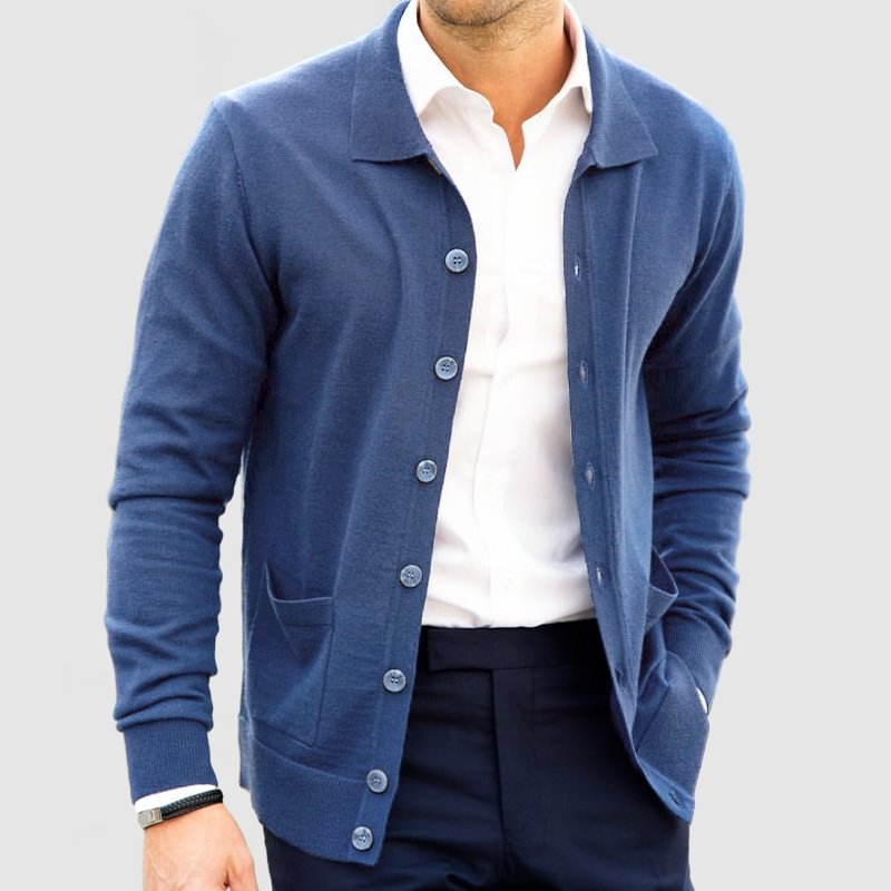 Loose Slimming And Fashionable Single-breasted Sweater Coat