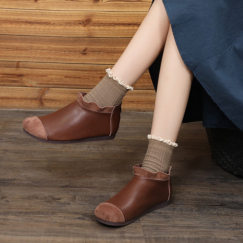 Women's All-match Slip-on Soft Leather Shoes