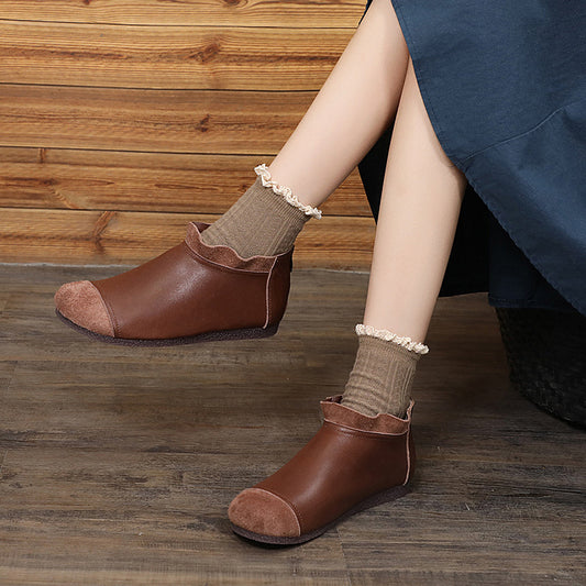 Women's All-match Slip-on Soft Leather Shoes