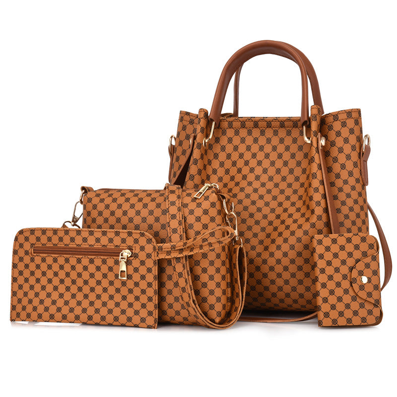 Women's Bag Handbag Fashion Fashion Mother And Child Bag Four-piece Set