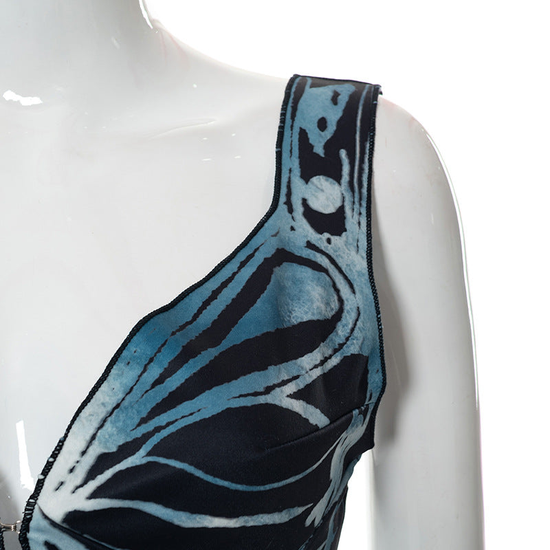 Women's Spring Summer Butterfly Print Camisole