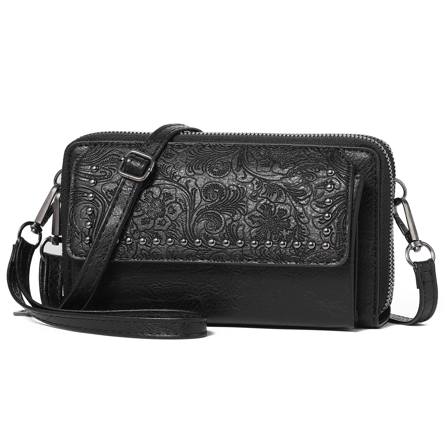 Large Capacity Embossed Mini Crossbody Bag