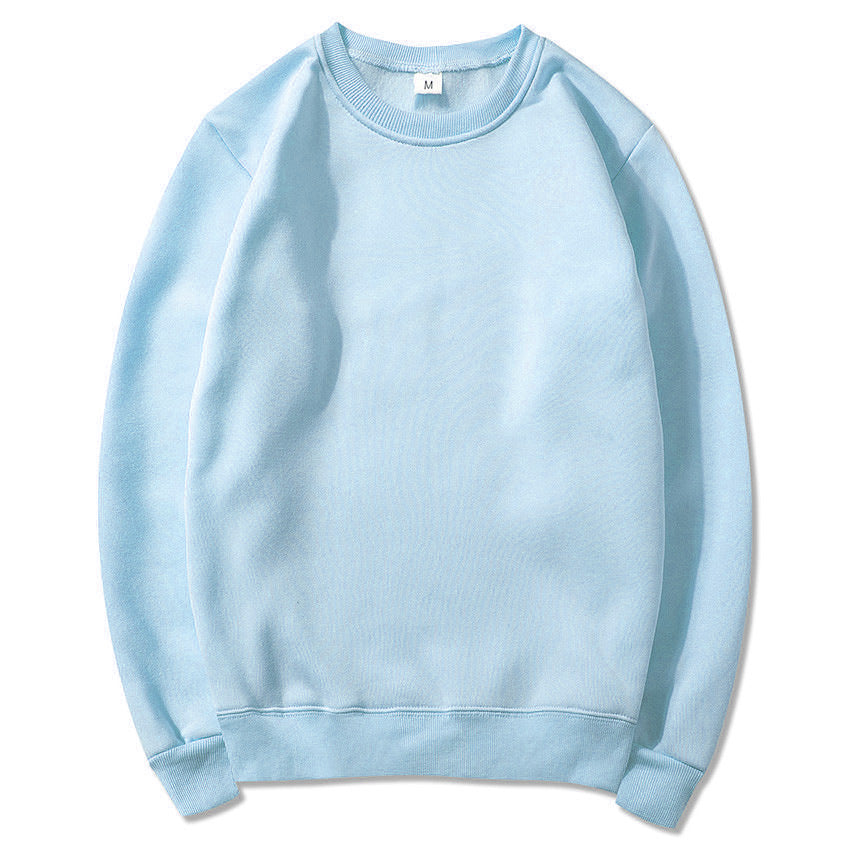 Mænds afslappede sweatshirt med rund hals